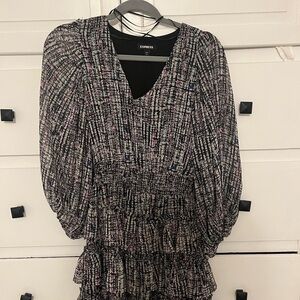 Express Black and Pink Women's Dress